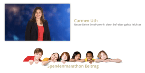 Speakerstars Spendenmarathon Carmen Uth
